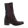 Opie 548213-201 Womens Burgundy Leather Lace Up Casual Dress Boots