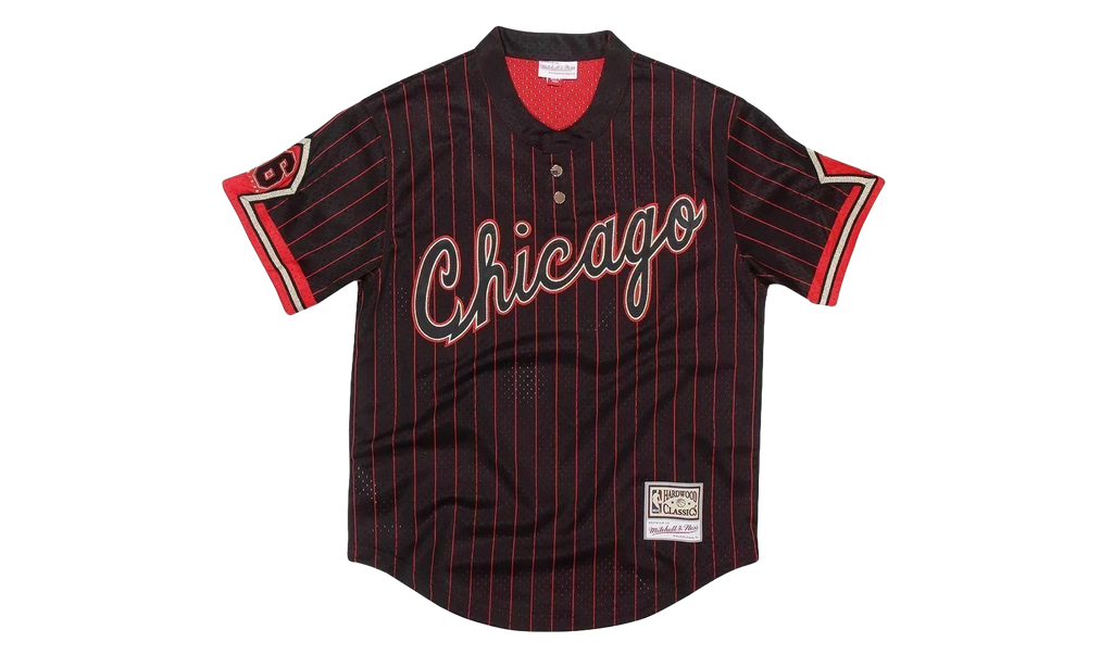 NBA 6 Rings Batting Practice Jersey "Chicago Bulls - Black" MSPOBLCK CBUBA180651