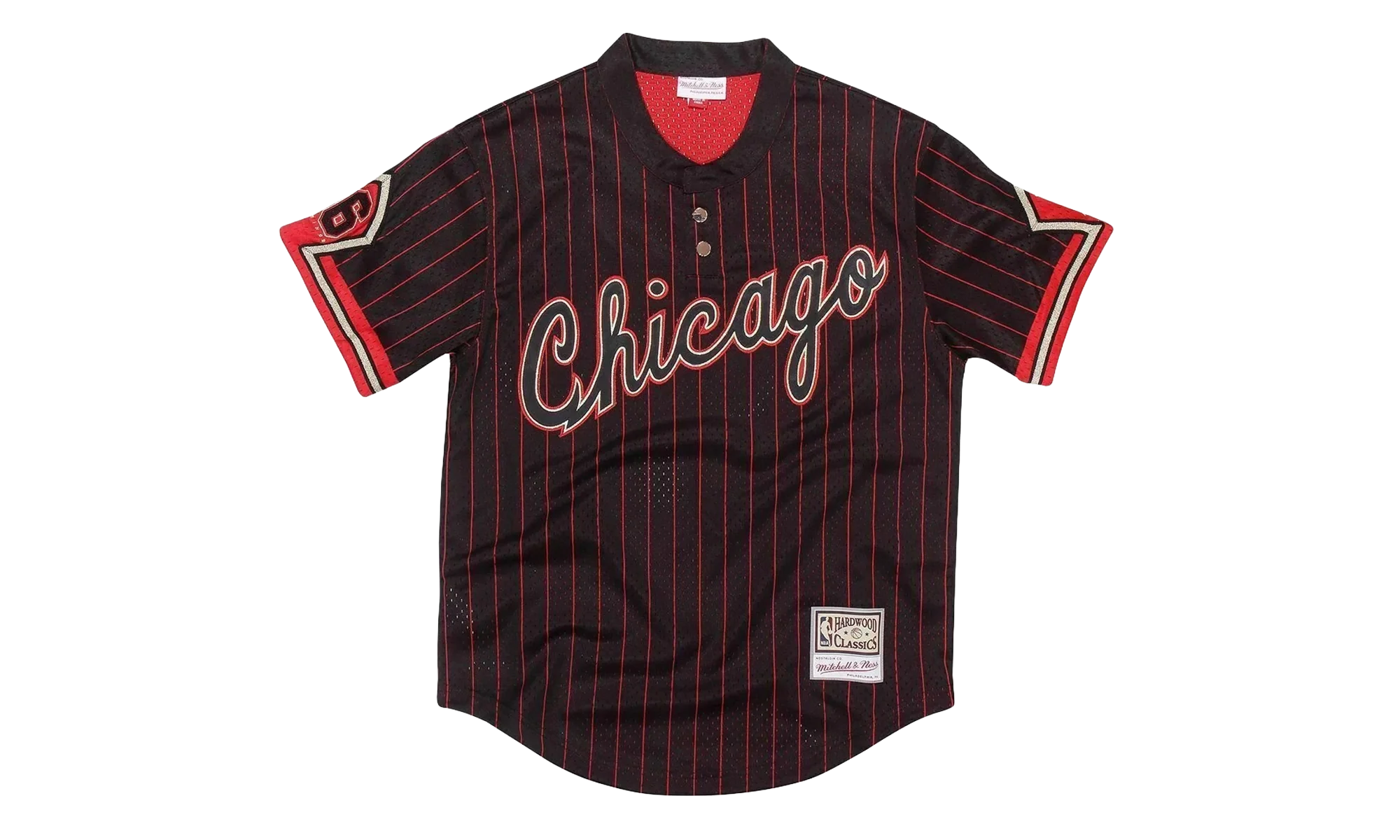 NBA 6 Rings Batting Practice Jersey "Chicago Bulls - Black" MSPOBLCK CBUBA180651