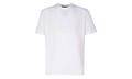 Leaf Skater Cotton T-Shirt "White" S74GD1231S23009100