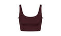 SHINE SCOOP NECK BRA TOP "Nike - Currant" SKM052