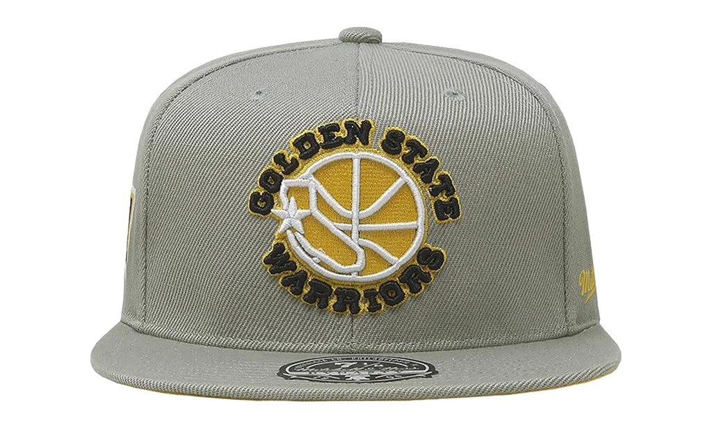 NBA Hardwood Classics Fitted Cap "Golden State Warriors - Sunny Gray" 6HSFDX21134 GSWGREY