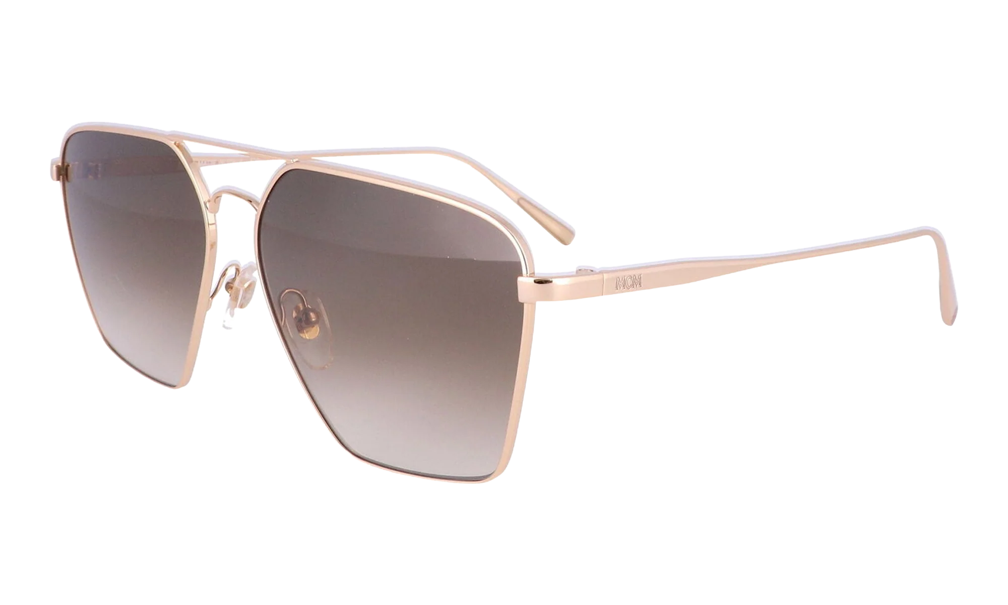 Rectangle Sunglasses "Shiny Gold" MCM130S-739