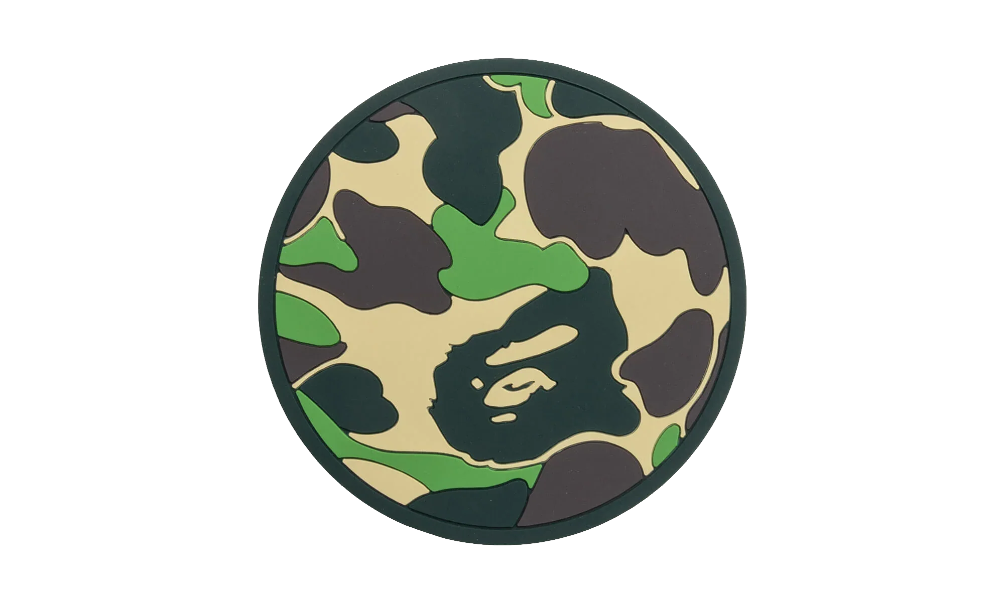 ABC Camo Rubber Coaster "Green" 001KAK801017M GRN