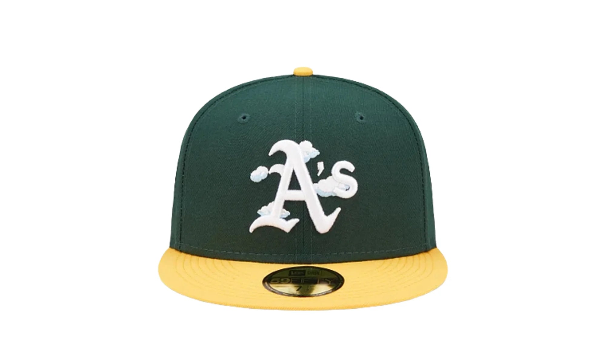 59Fifty MLB Oakland Athletics Comic Cloud Fitted Hat "Green" 60243842