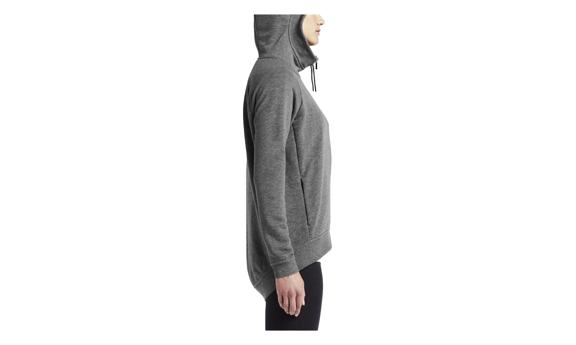 NSW Modern Cape Full Zip Hoodie WMNS "Medium Heather Grey" 804577 091