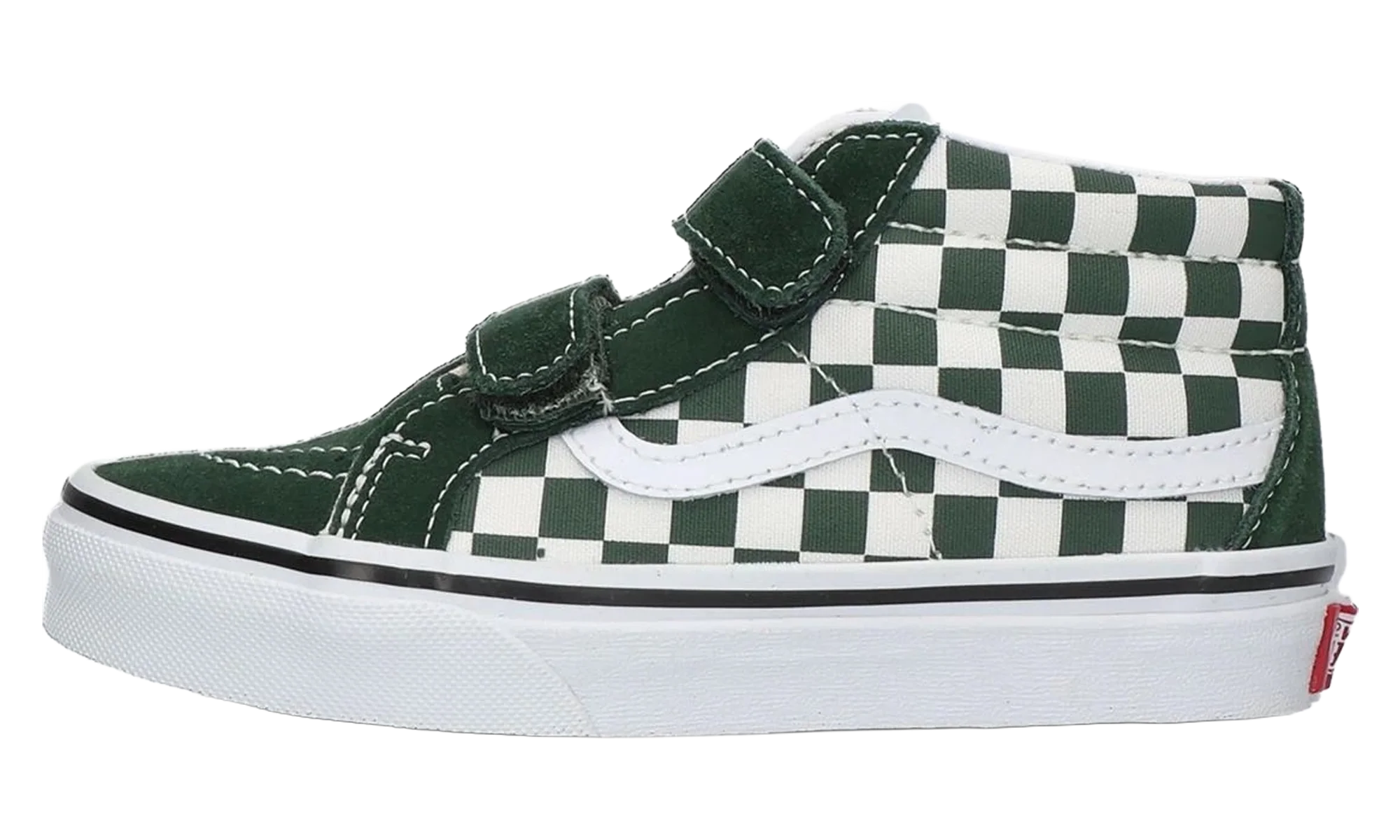 Checkerboard Sk8-Mid Reissue Hook and Loop PS "Green / White" VN00018TBD6