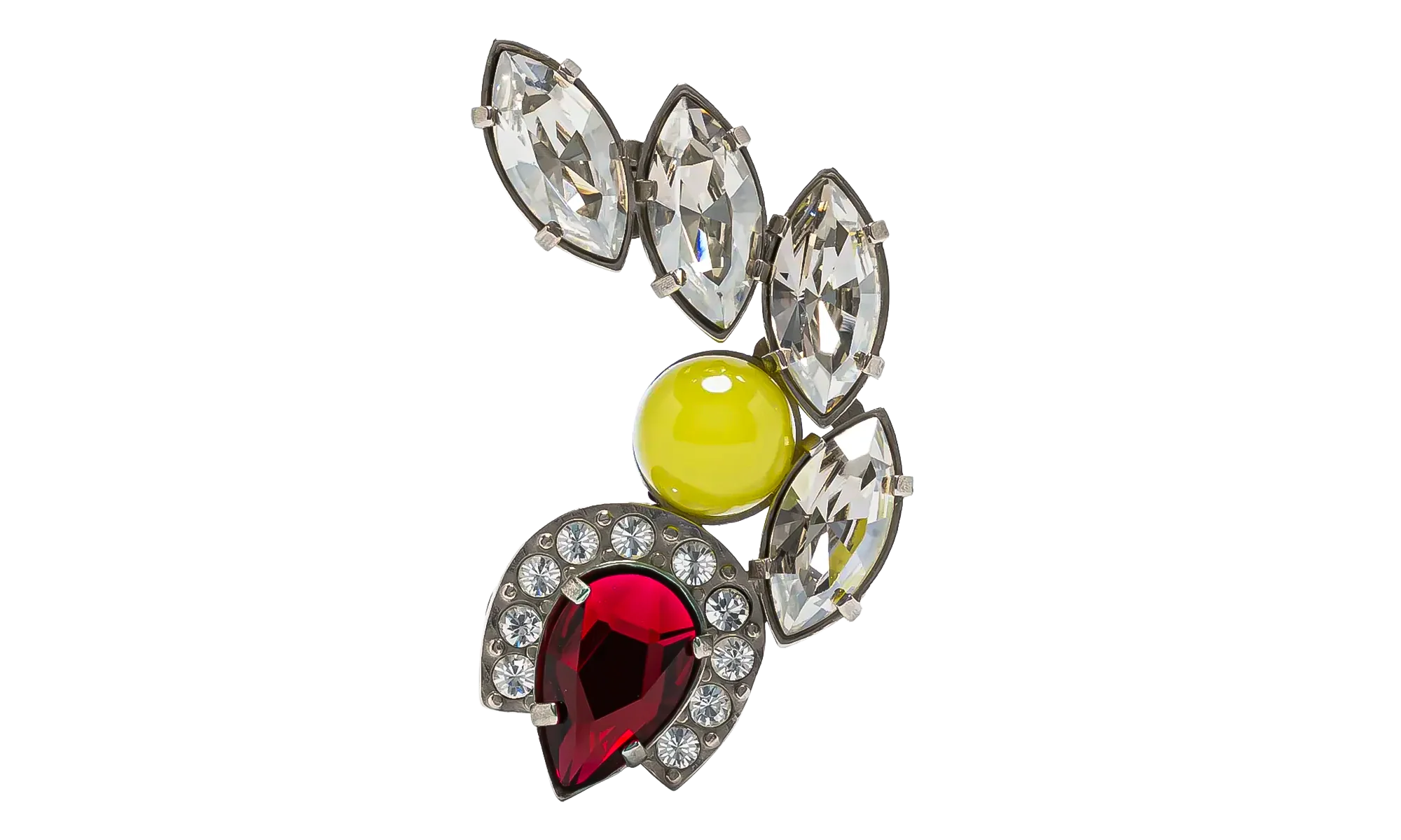 CRYSTAL EARRINGS "RED / YELLOW" SM1VG0053P6479981