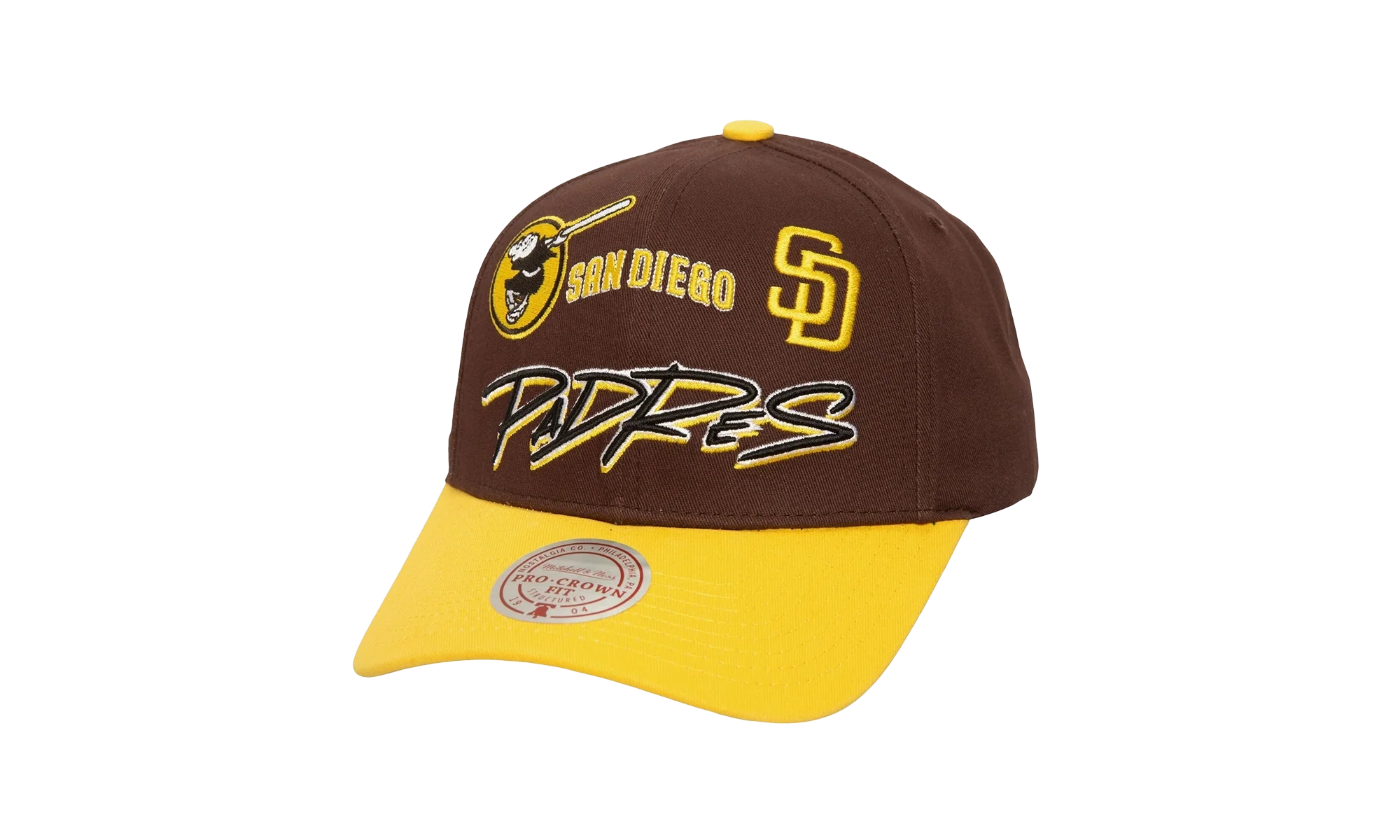 MLB Eldy Script Pro Snapback Cap "San Diego Padres - Brown" HP10165 SDPBROW