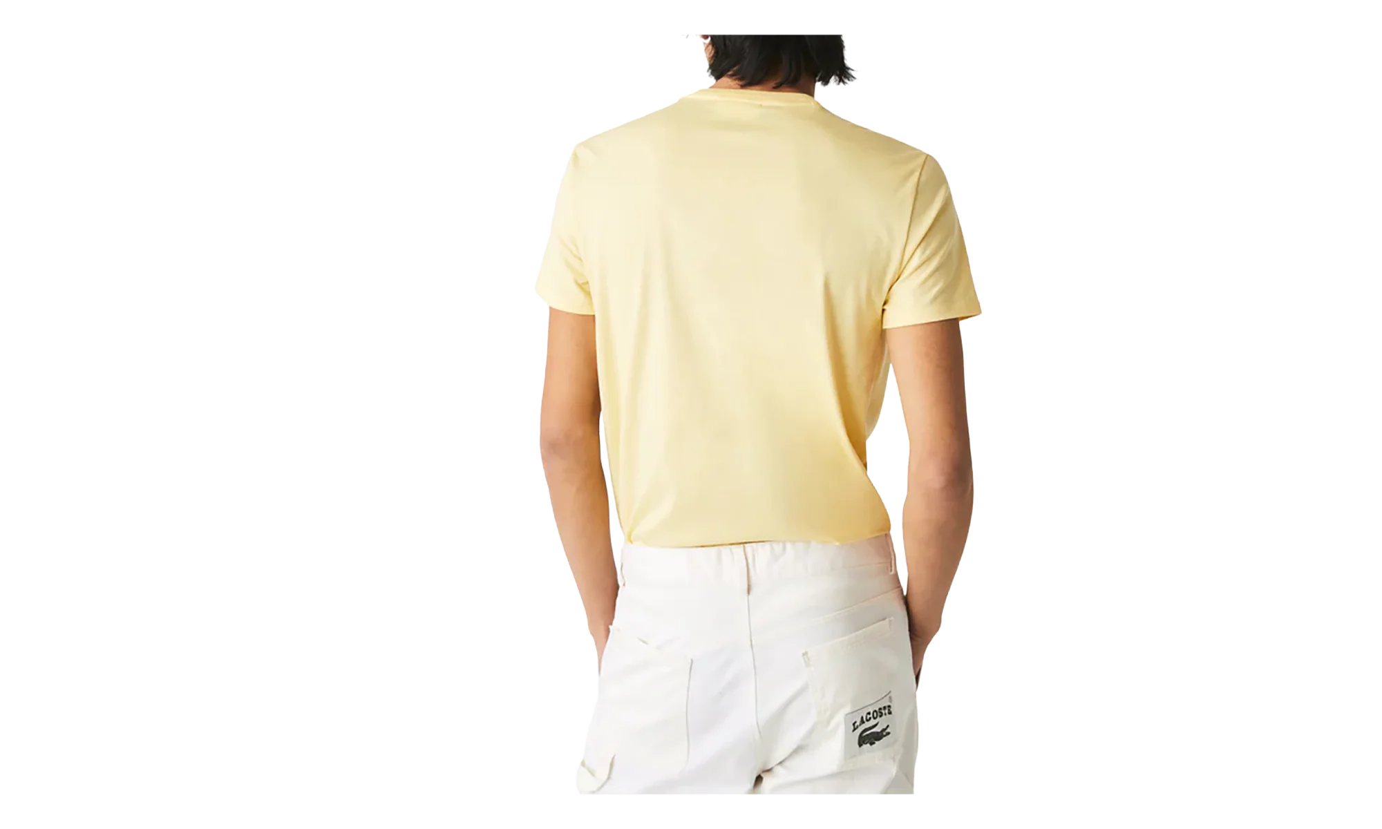 Crew Neck Pima Cotton Jersey T-shirt "Yellow" TH6709 6XP