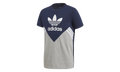 Originals Fleece T-Shirt GS "Collegiate Navy / Medium Grey Heather / White" CE1082