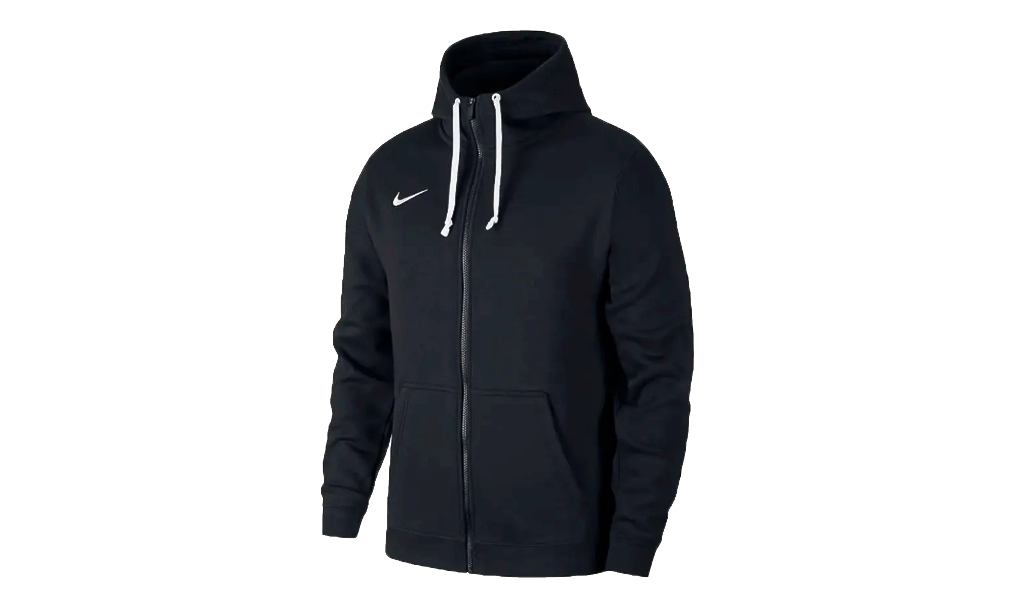 Full-Zip Fleece Soccer Hoodie "Black" AJ1313 010