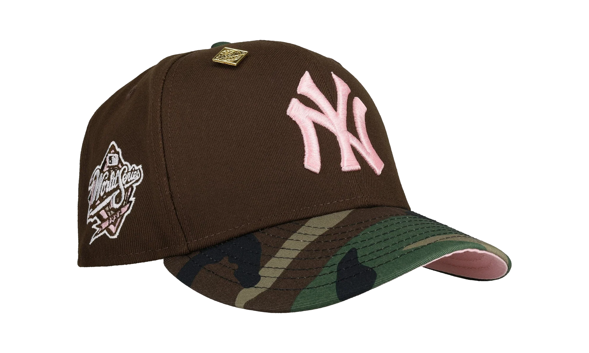 59FIFTY New York Yankees 1998 World Series Fitted Hat "Walnut / Camo" NE243