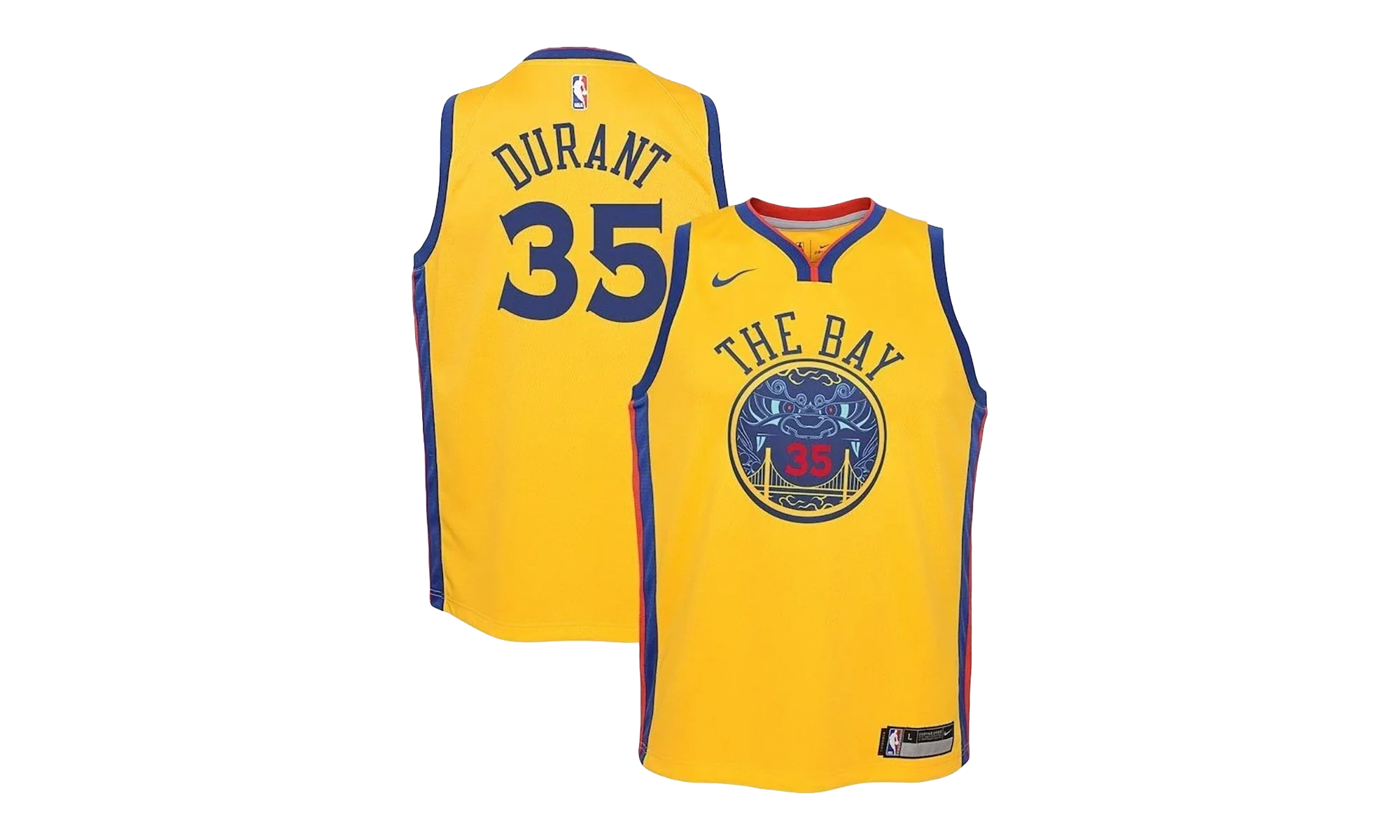 NBA Golden State Warriors Swingman Jersey GS "Kevin Durant - Yellow" 9Z2B7BY1P DURANT