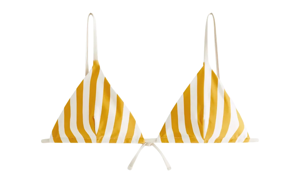 Lucia II Kith Stripe Triangle Top WMNS "Pastel Yellow" KITH122