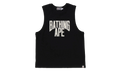 A Bathing Ape 'Summer' Cutoff Tee "Black" RA 1023