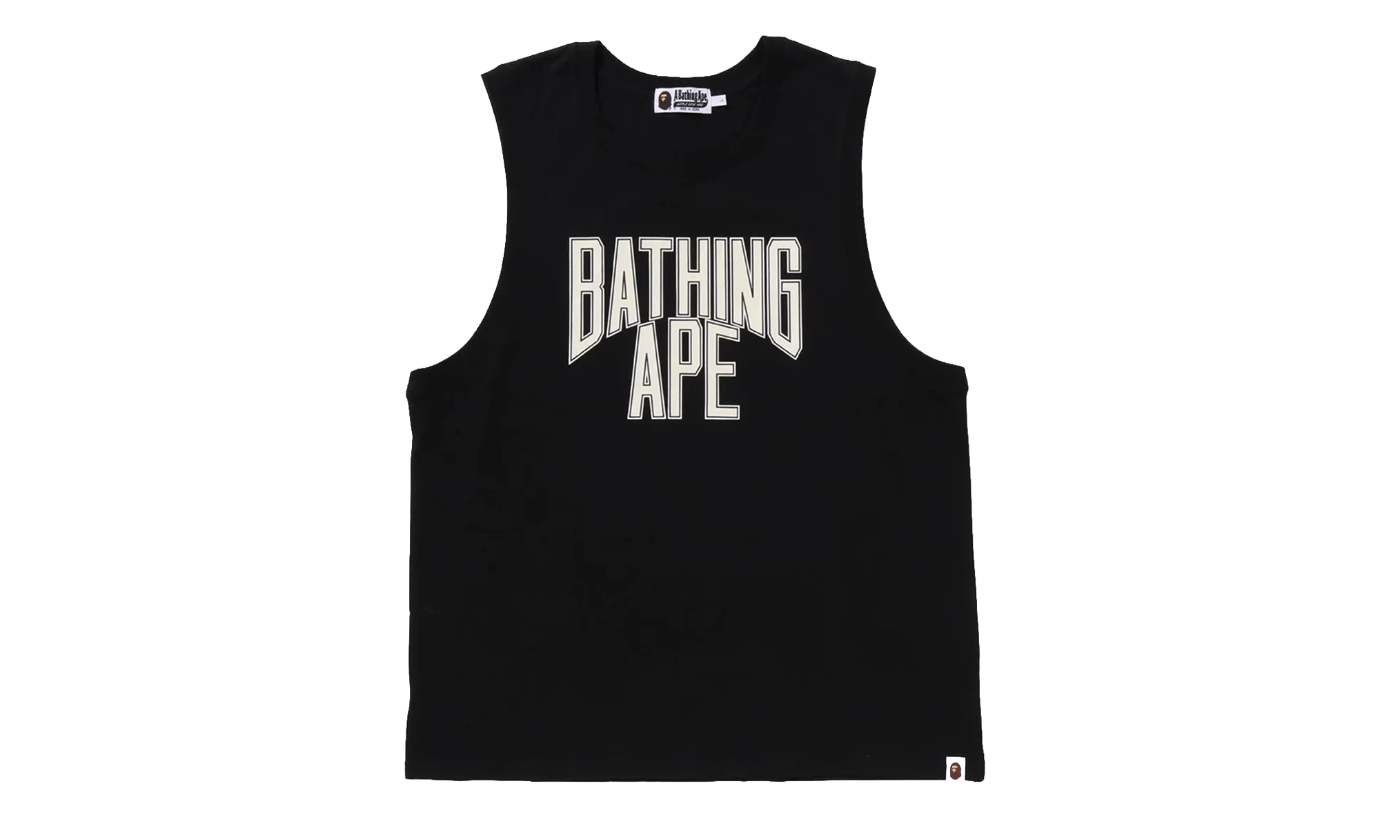 A Bathing Ape 'Summer' Cutoff Tee "Black" RA 1023