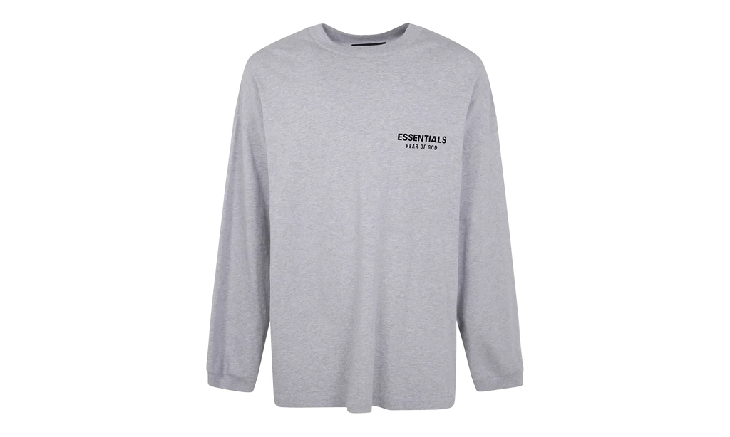 Jersey Long-Sleeve Shirt "Light Heather Grey" 125HO244378F