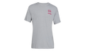 Freedom Left Chest Live T-Shirt "Steel Medium Heather / Red" 1330059 035