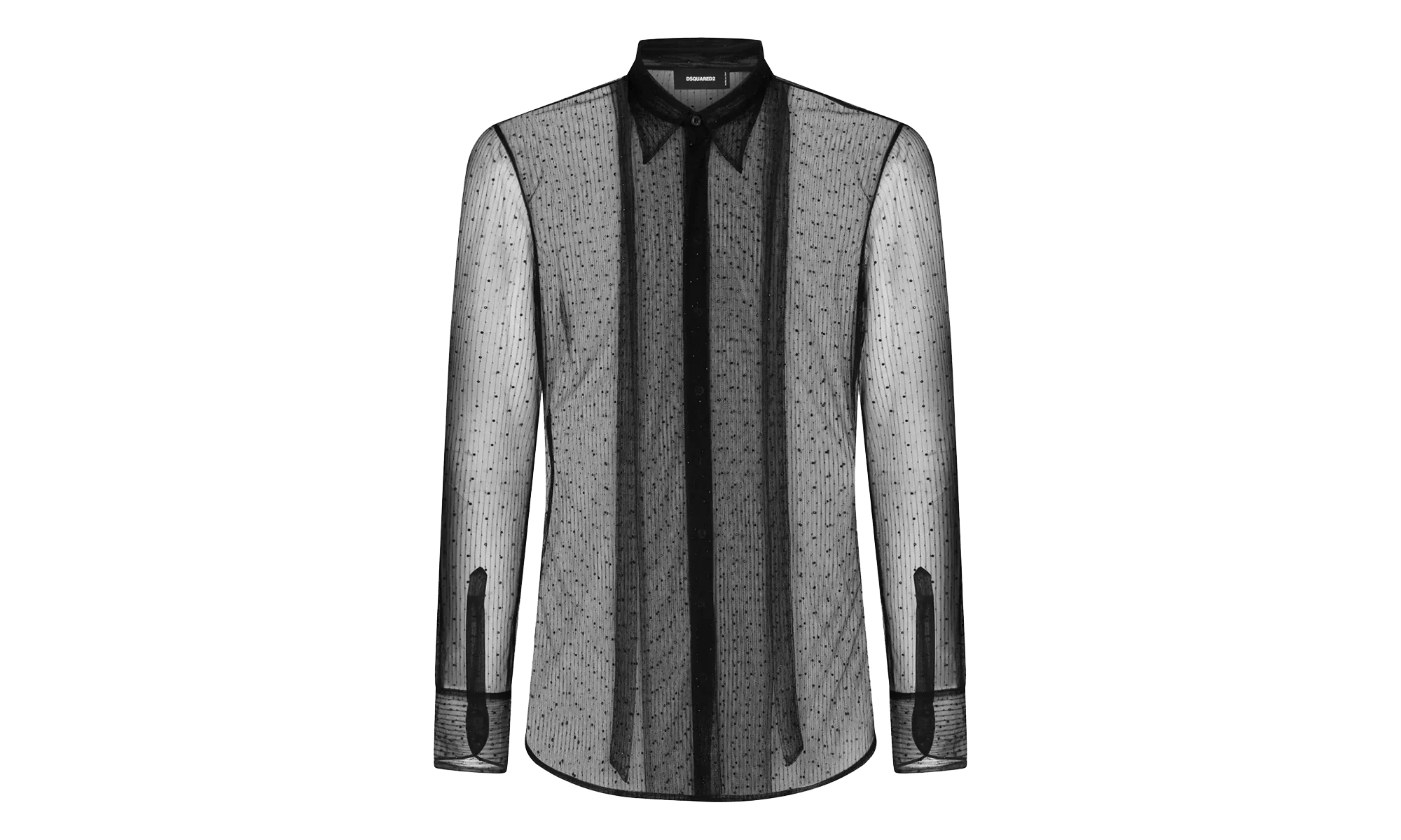 Evening See Through Bow Shirt "Black" S74DM0800S78522900