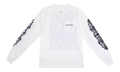 Eye Chart Dagger Longsleeve T-shirt "White" CHRM0855