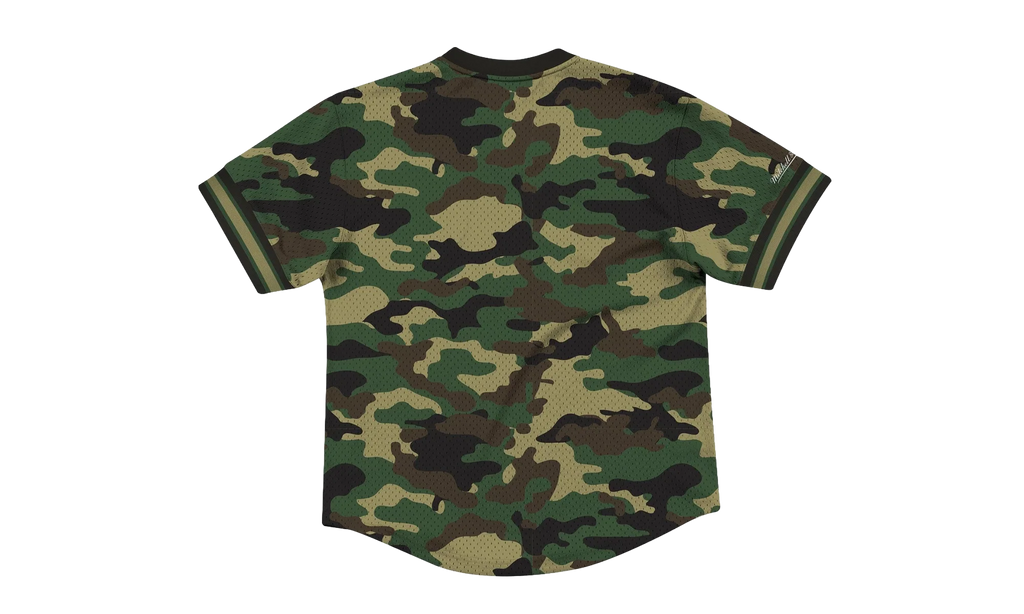 NBA Mesh V-Neck Tee "Chicago Bulls - Camo" MSPOMG18018 CBUCMWD1