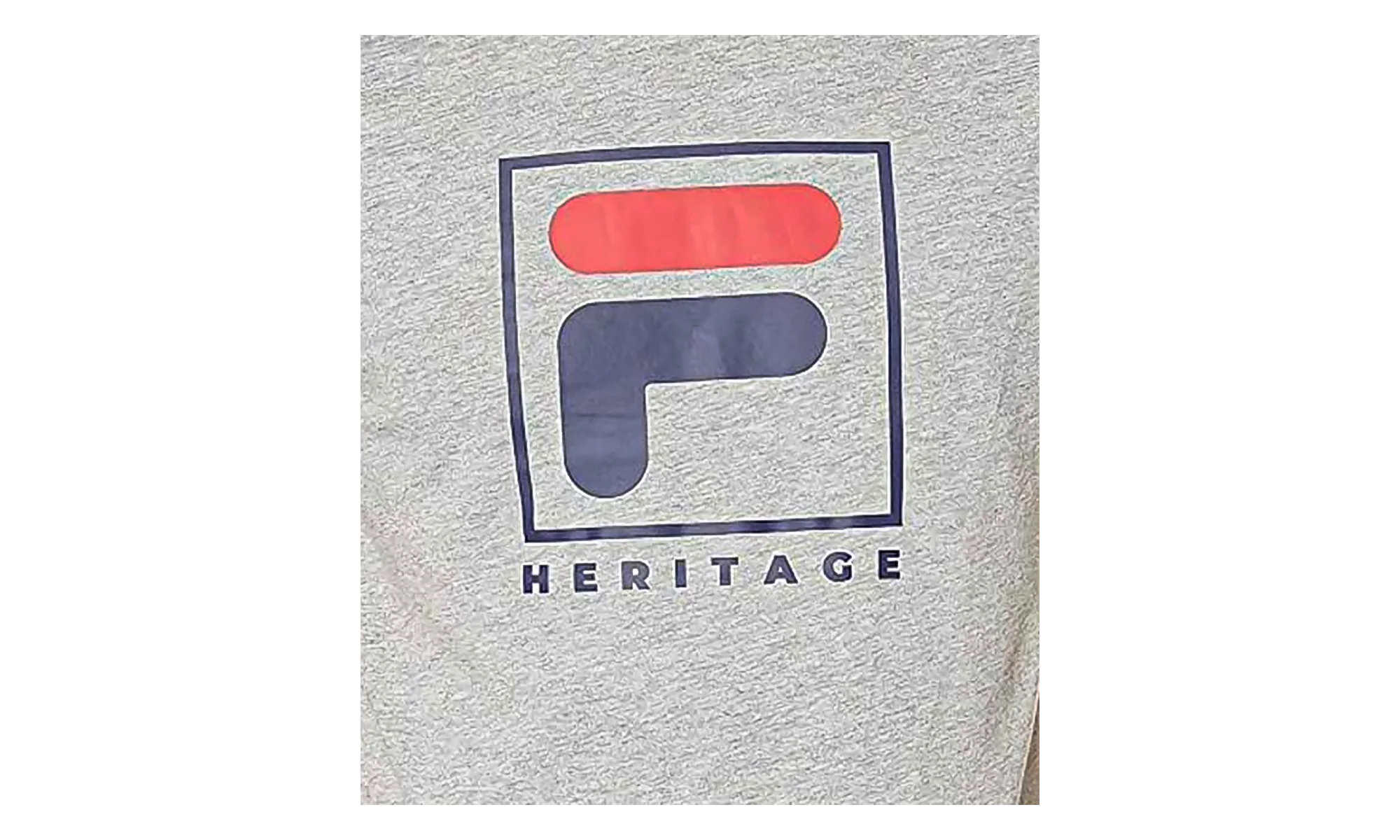 Heritage F Box Logo T-Shirt "Heather Grey" LM913787 073
