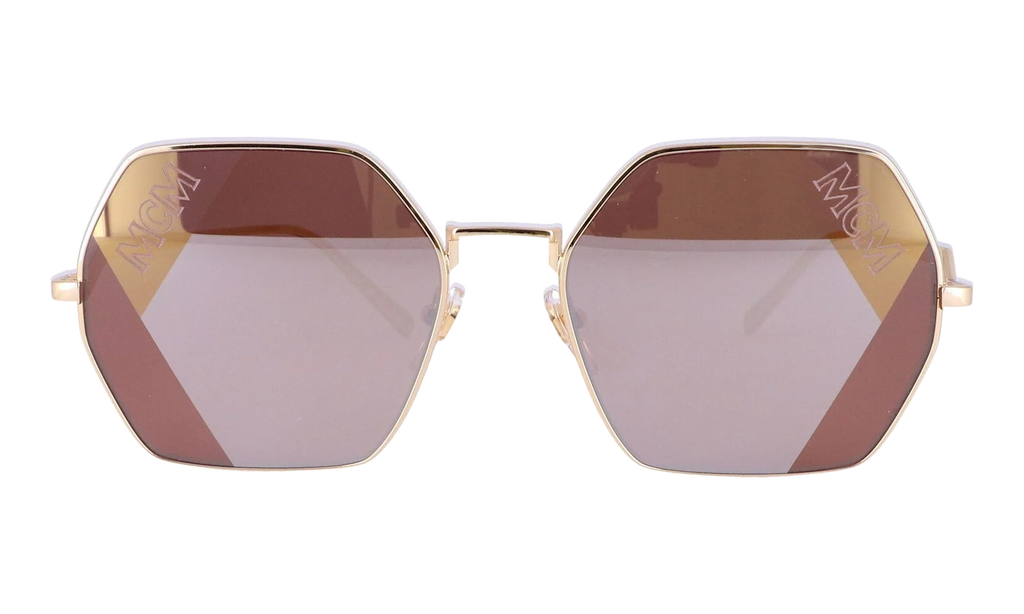 Hexagon Sunglasses "Shiny Gold" MCM126S-717