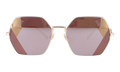 Hexagon Sunglasses "Shiny Gold" MCM126S-717