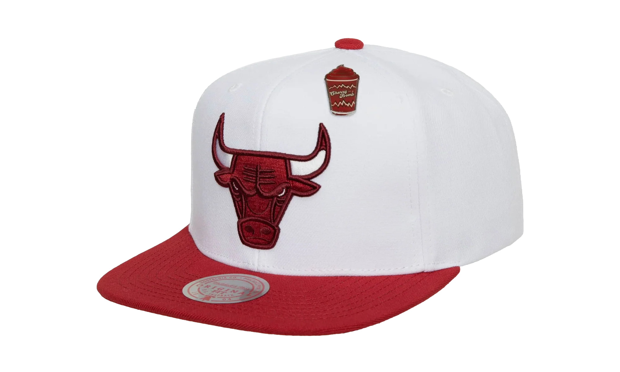 NBA Hardwood Classics Cherry Bomb Knit Beanie "Chicago Bulls - White" KTCFSH22083 CBUWHIT