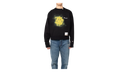 Smiley Face Crew Sweatshirt "Black" A09PO713 BLACK