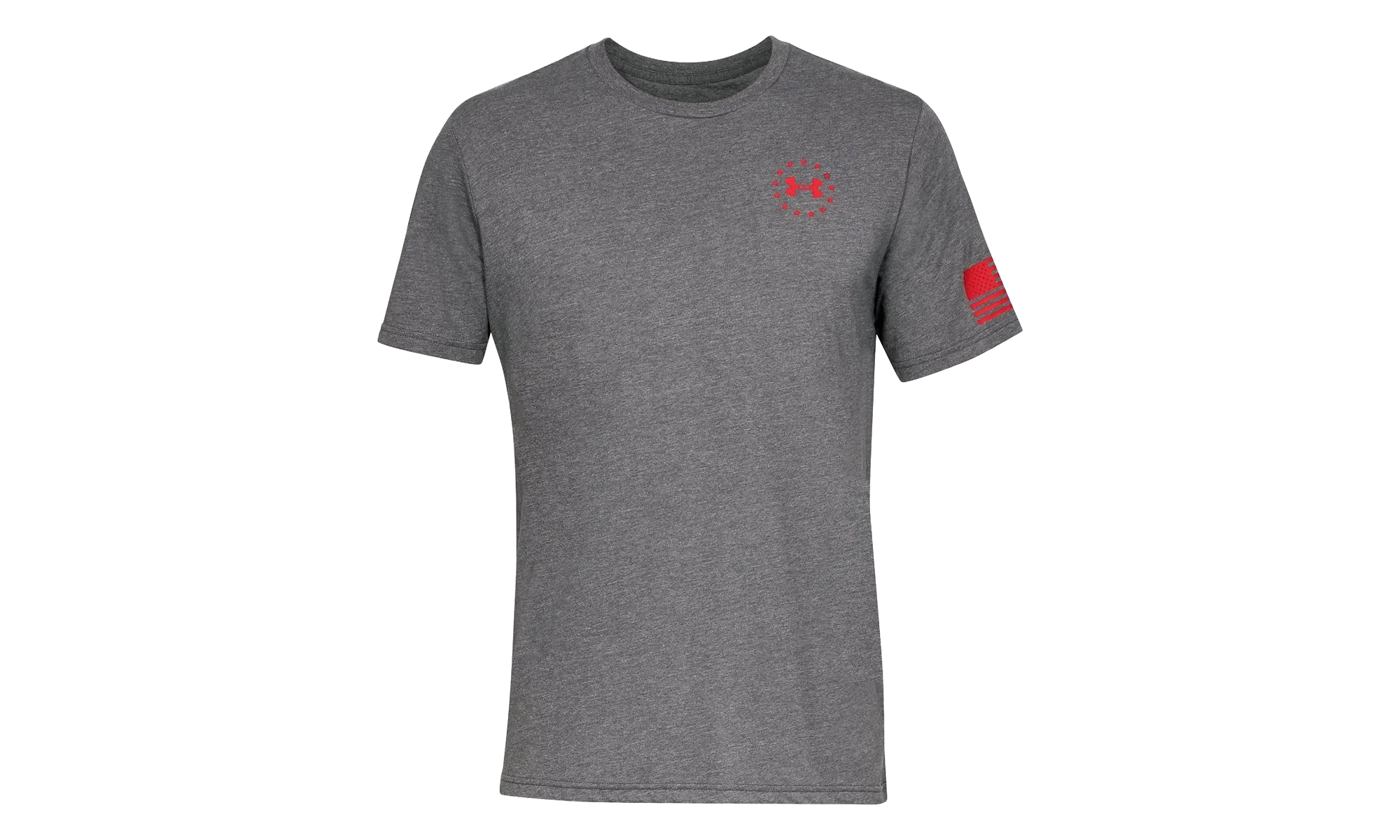 Freedom Flag T-Shirt "Charcoal Medium Heather / Red" 1333350 019