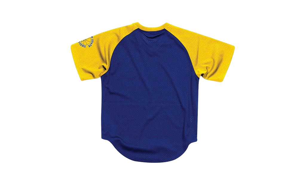 NBA Final Seconds Mesh V-Neck Shirt "Golden State Warriors - Blue" BA87OQ GSW B JXY