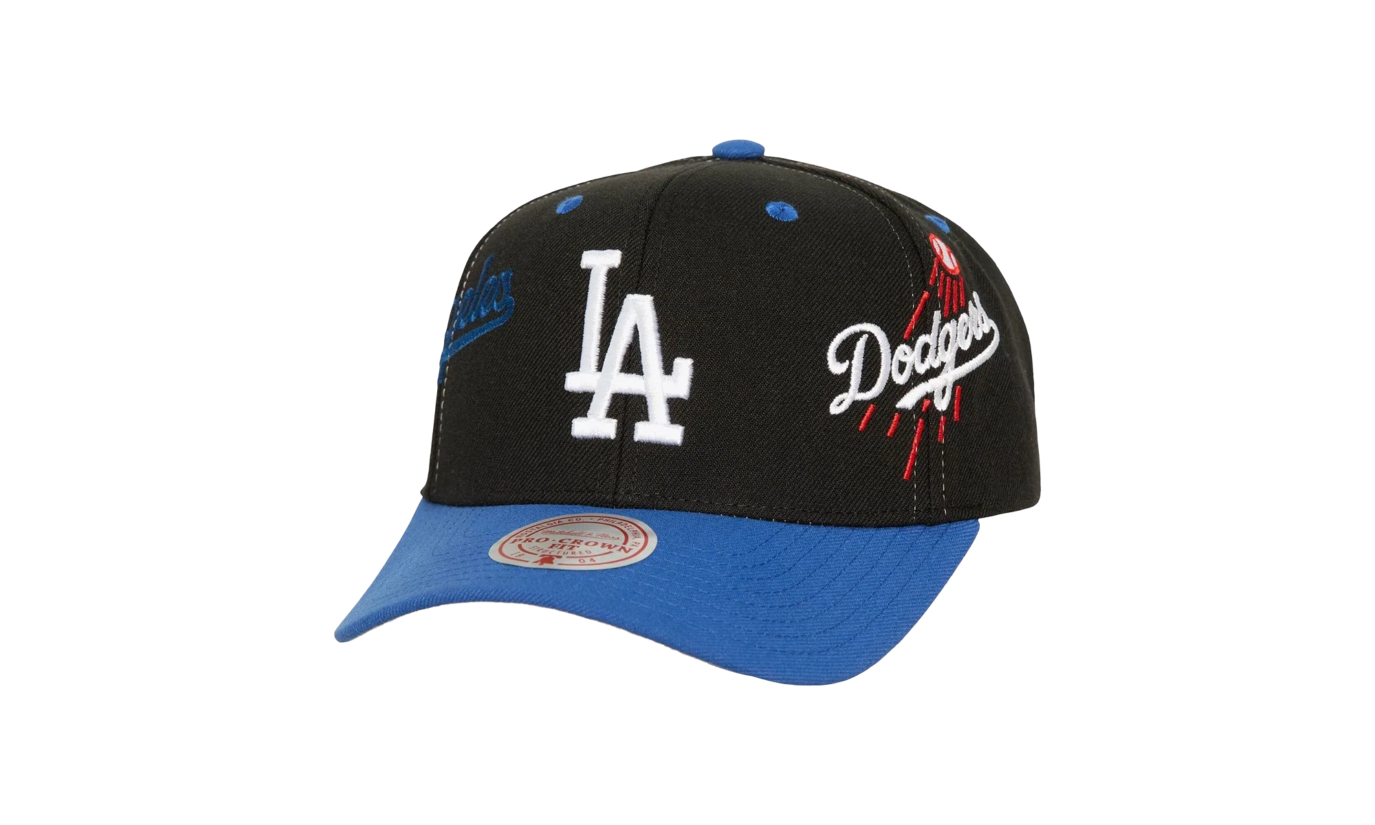 MLB Overbite Pro Snapback Cap "Los Angeles Dodgers - Black" HHSS7316 LADYYPPPBLCK