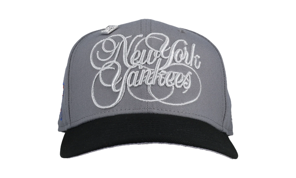 59FIFTY New York Yankees 1980 All Star Game Cursive Script Fitted Hat "Grey" NE237