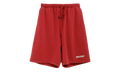 Suede Fleece Relaxed Short "Crimson" 160HO254711F