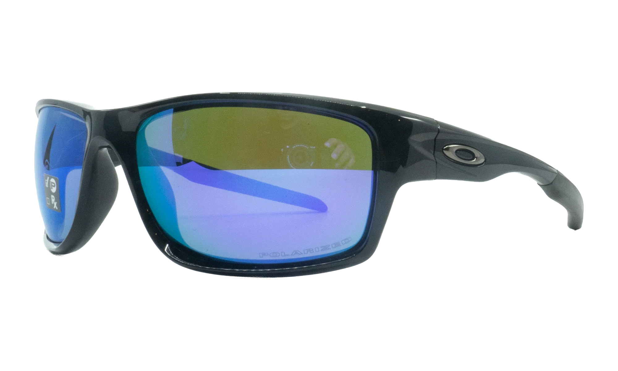 Canteen Polarized Sunglasses "Polished Black / Violet Iridium Polarized" OO9225 07