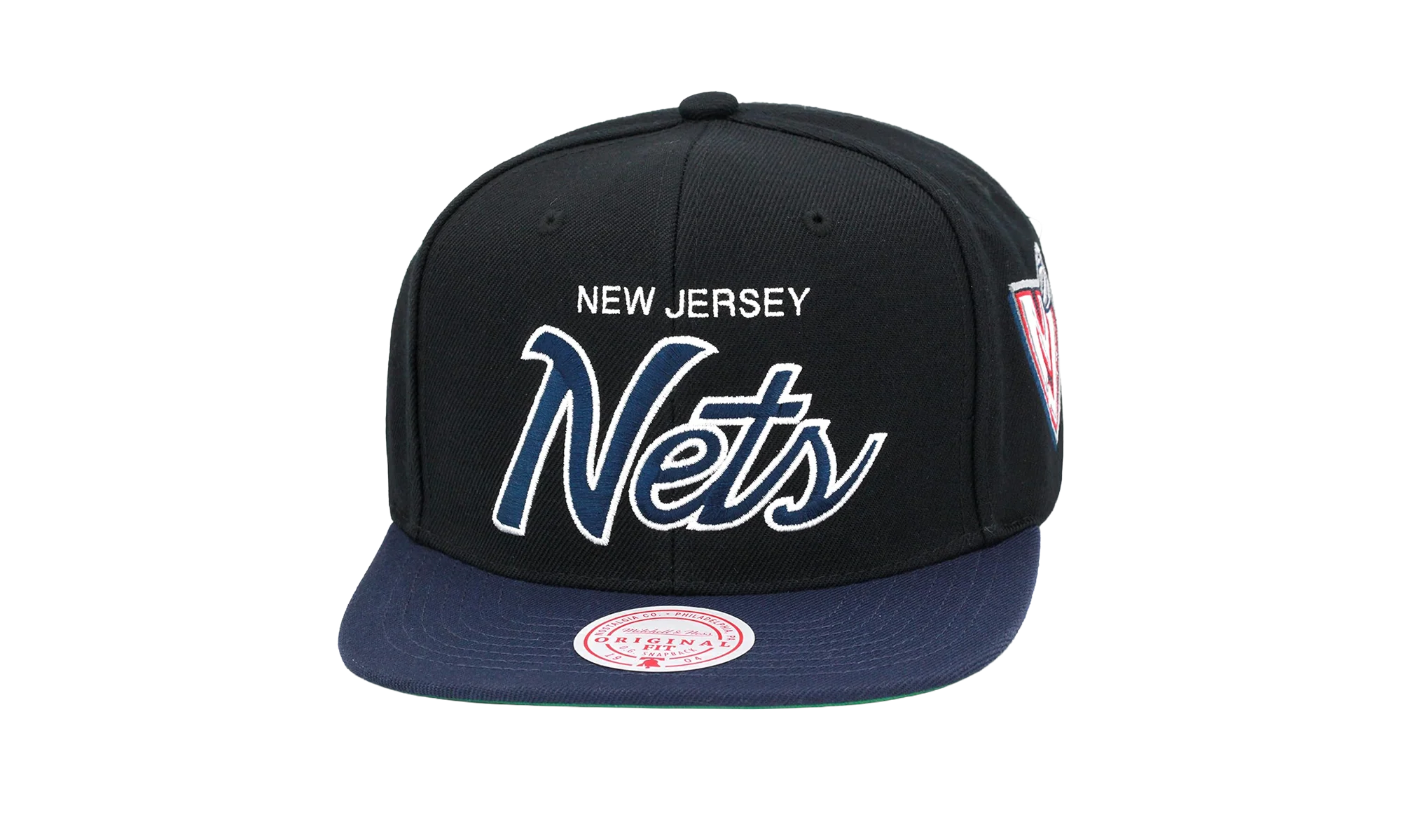 NBA Hardwood Classics Script 2.0 Snapback Cap "New Jersey Nets - Black" HHSS3282 NJNYYPPPBLCK