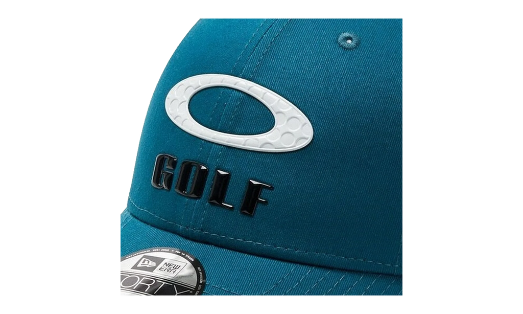 9FORTY OAKLEY x New Era Heather New Era Stripe Golf Snapback Hat "Petrol" 912145LDS 9PE