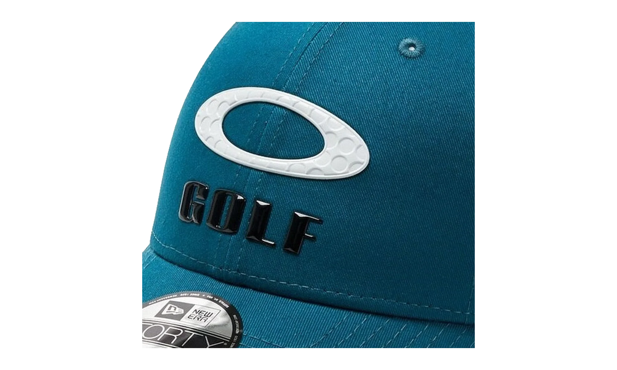 9FORTY OAKLEY x New Era Heather New Era Stripe Golf Snapback Hat "Petrol" 912145LDS 9PE