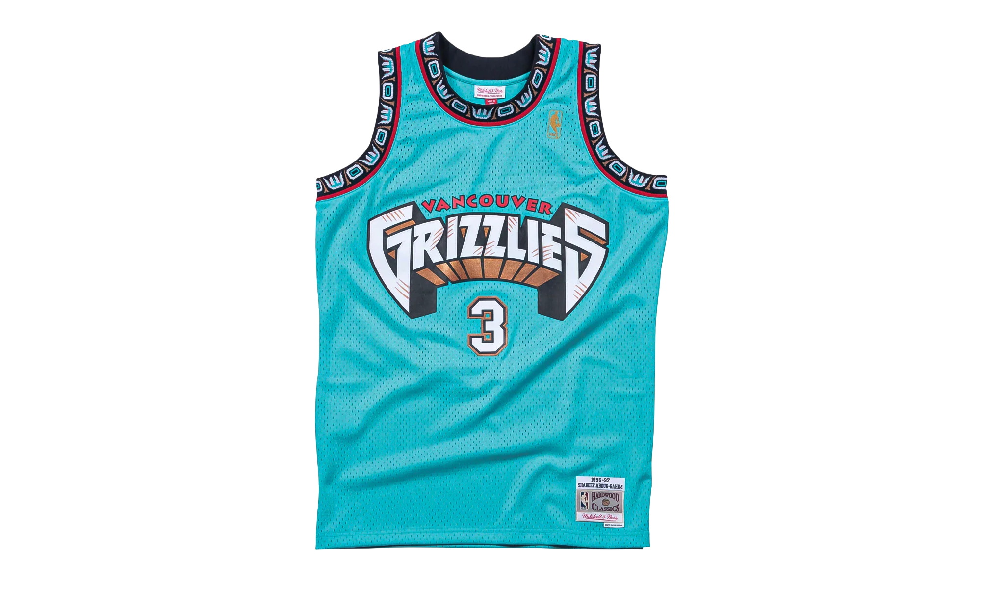 Vancouver Grizzlies Shareef Abdur Rahim Swingman Jersey "1996 - 97 Road" 7F7C9AE3