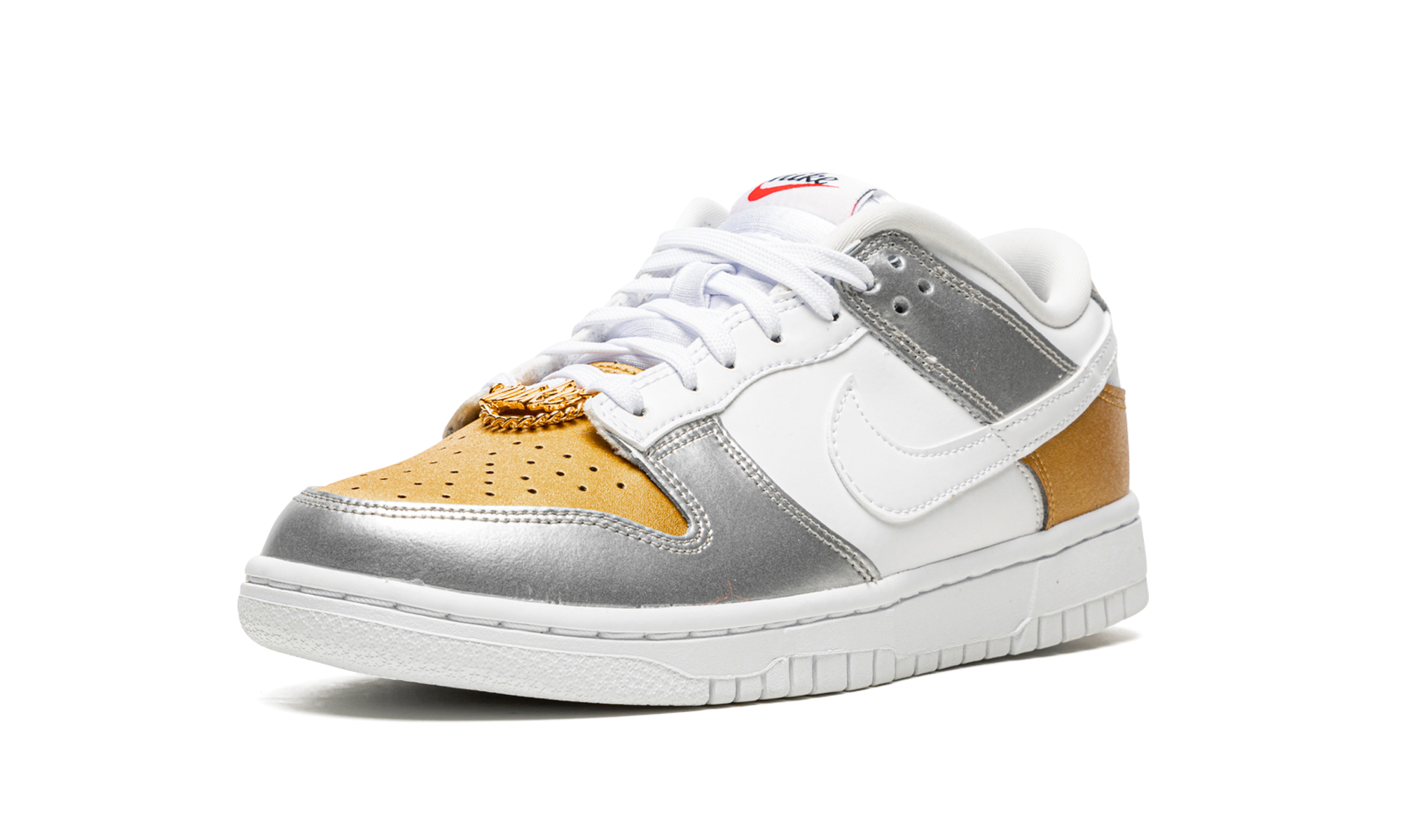 DUNK LOW WMNS"Gold White Silver" DH4403 700