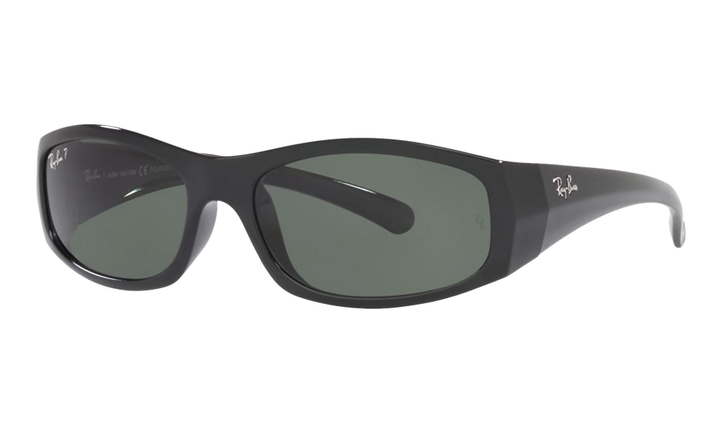 Rectangle Polarized Sunglasses "Black" RB4093-601-9A_57