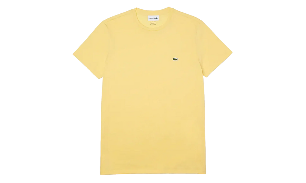 Crew Neck Pima Cotton Jersey T-shirt "Yellow" TH6709 6XP