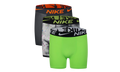 Essentials Boxer Briefs Underwear (3 Pack) GS "Black / Grey / Green" 9N0845 E7O