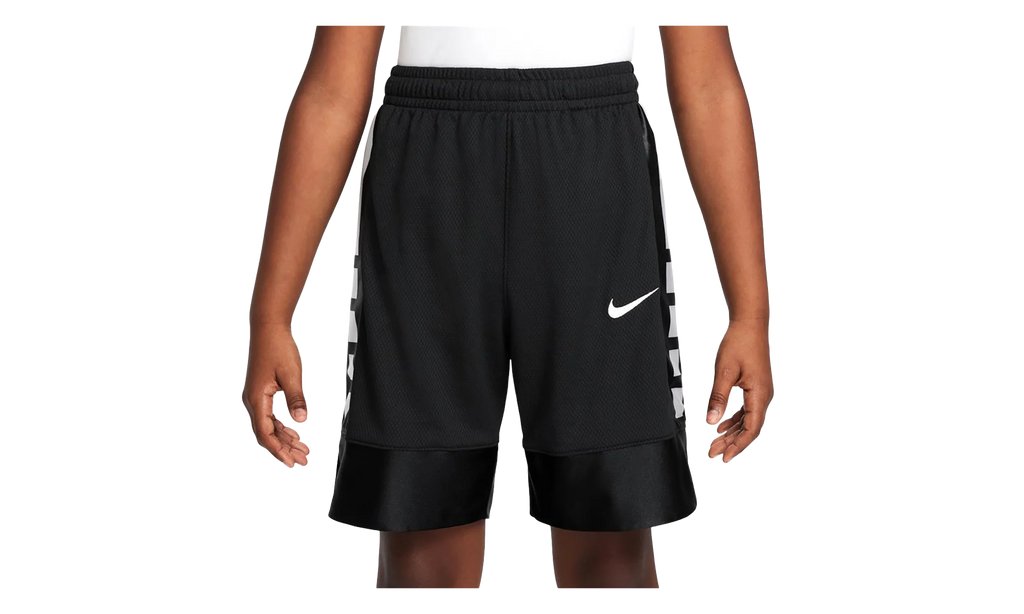 Dri-Fit Elite Stripe Basketball Shorts GS "Black White" FN8326 010