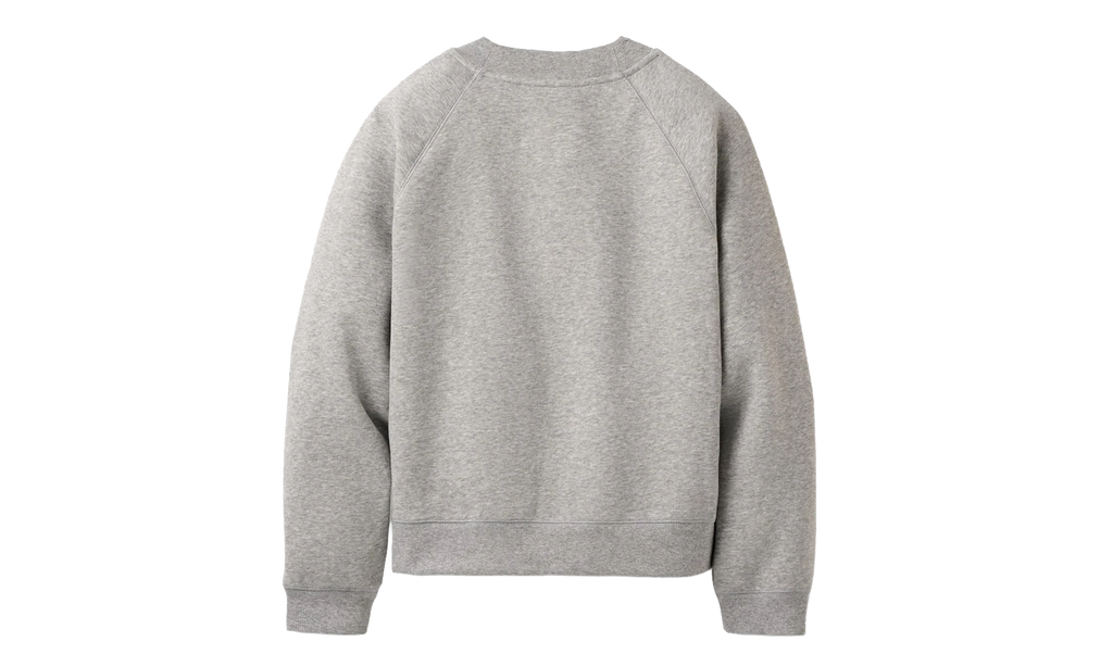 Logo Crewneck Sweatshirt WMNS "Grey Heather" 1171477 GRHE