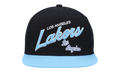 NBA Hardwood Classics Team Script 2.0 Fitted Cap "Los Angeles Lakers - Black" HHSF3283 LALYYPPPBLCK