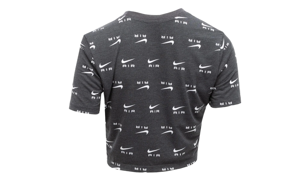 Air Slim-fit Printed Crop T-shirt WMNS "Black / White" DZ3751 010