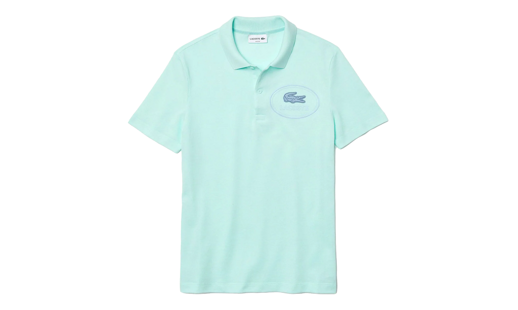 Slim Fit Embroidered Crocodile Pique Polo T-Shirt "Turquiose" PH9733 NRE